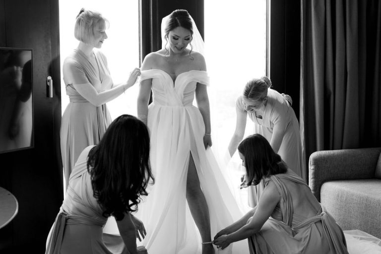 Fotoshooting vor der Hochzeit